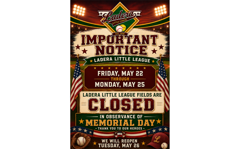 Memorial Day Closure
